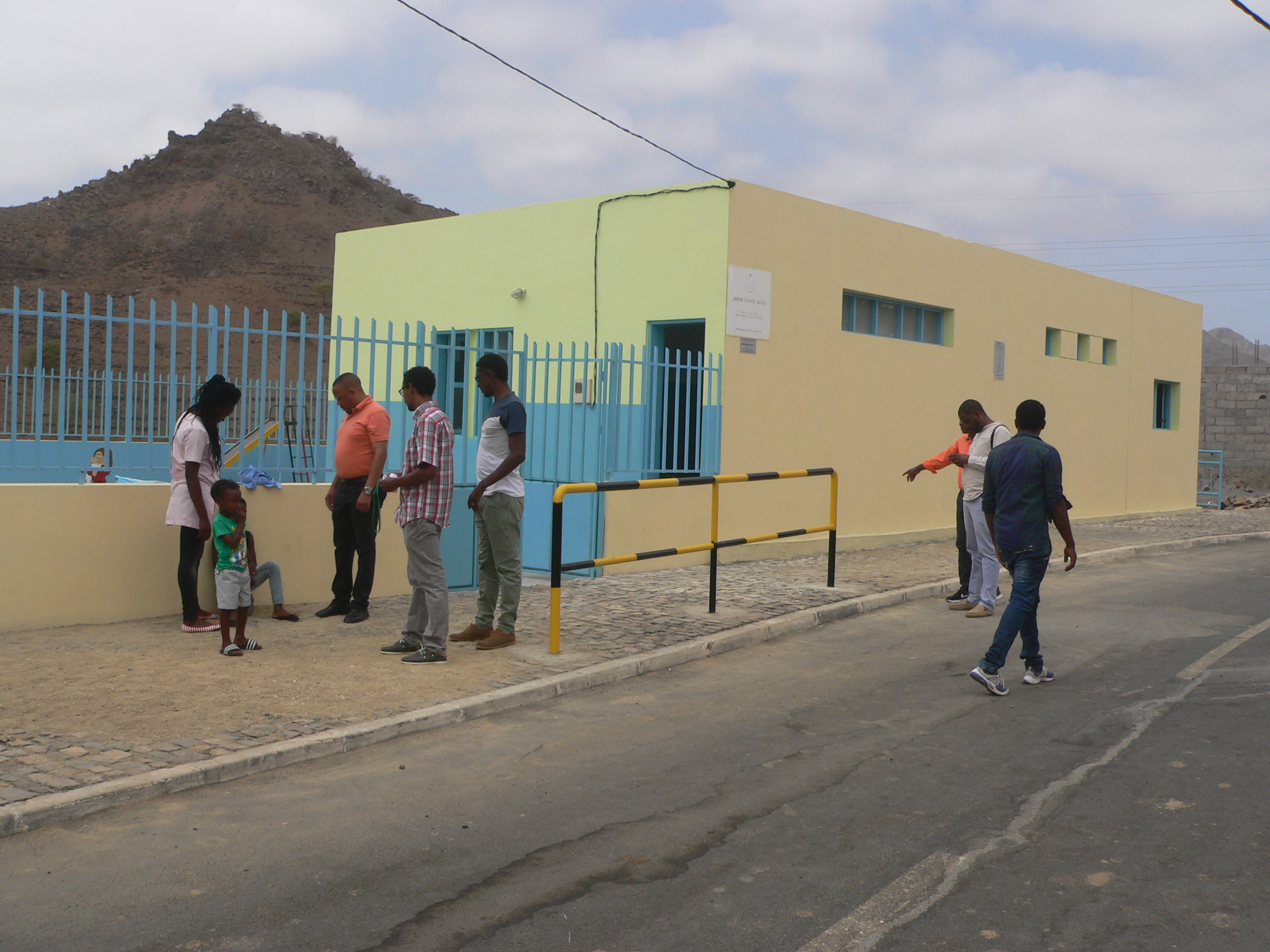 Der Kindergarten Jardim Infantil Letizia erstrahlt nach der Sanierung.