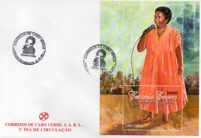 Ersttagsbrief Cesaria Evora.